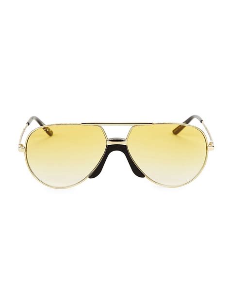 gucci sunglasses shield polarized|Gucci 60mm aviator sunglasses.